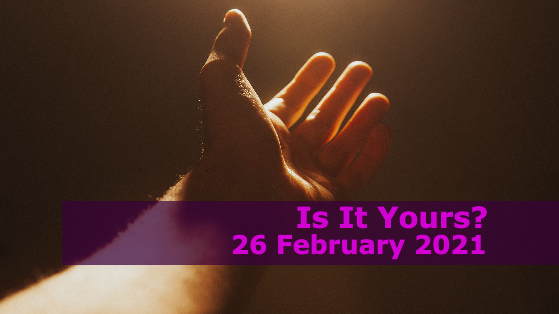Is It Yours?