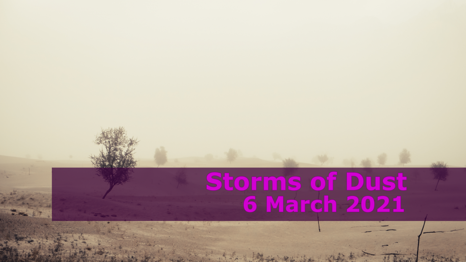 Storms of Dust