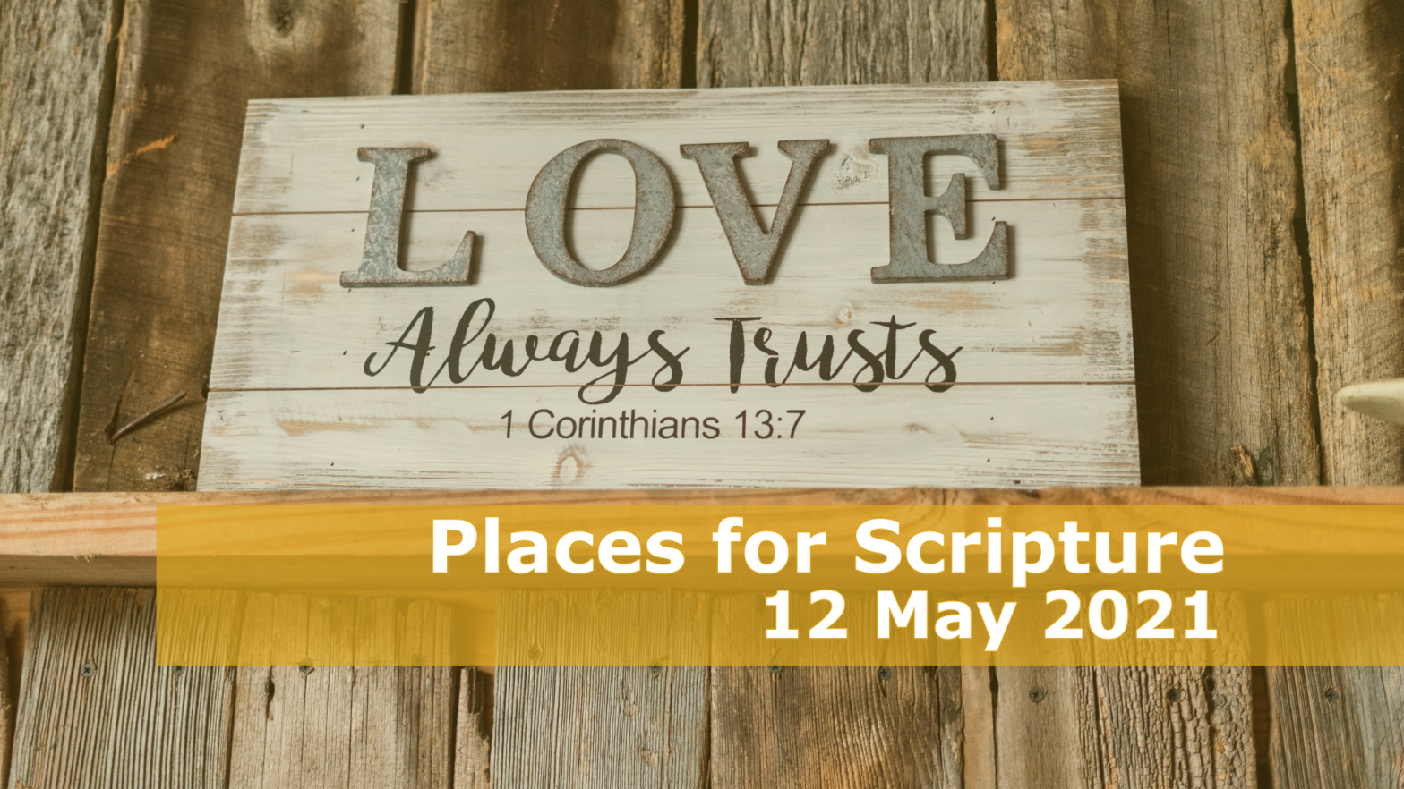 Places for Scripture