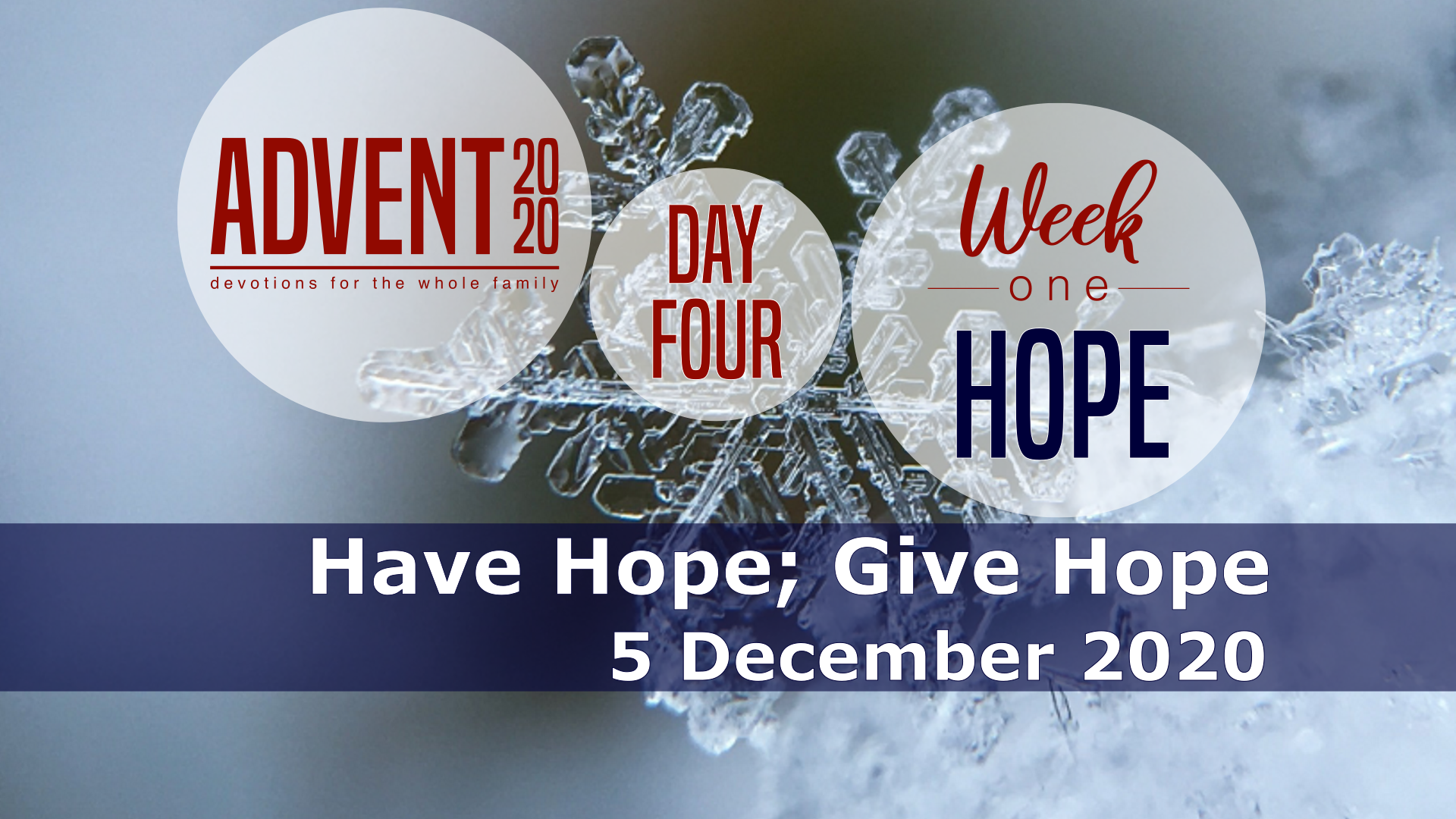 Have Hope; Give Hope