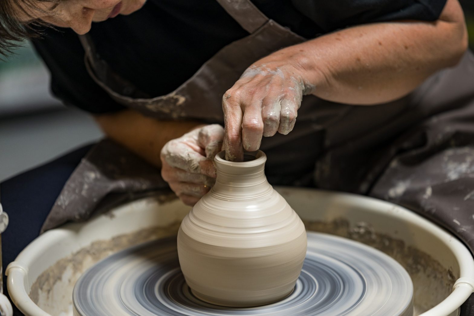 Potter Making Vase