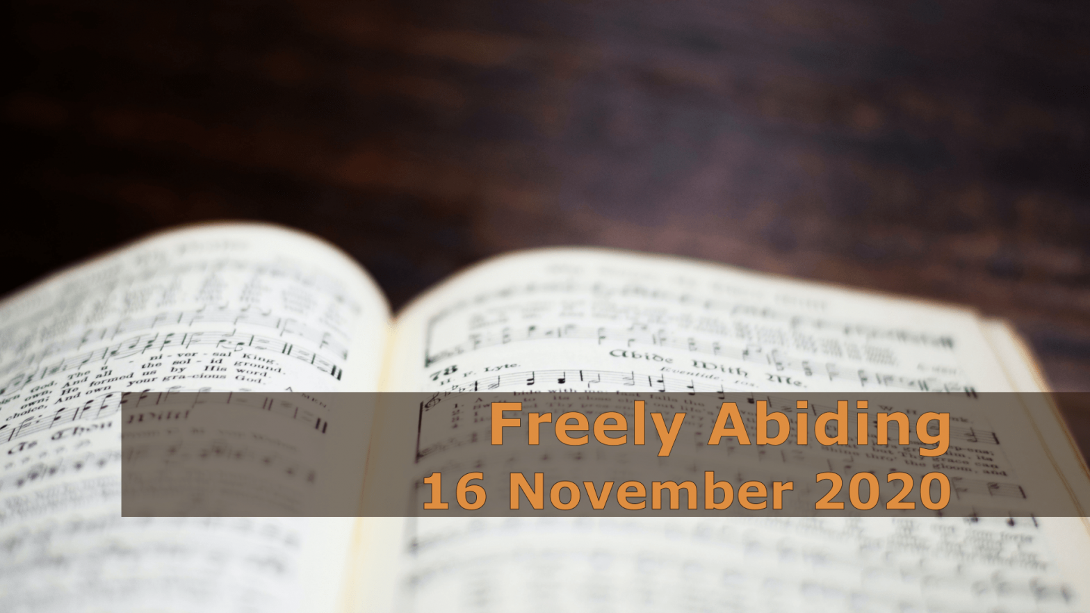 Freely Abiding